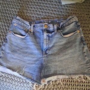 J. Crew High-Rise Light Blue Jean Shorts